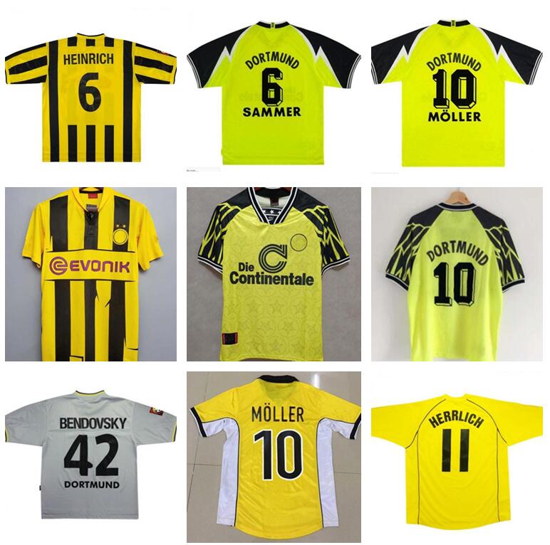 Retro soccer jerseys DEDE METZELDER BOBIC ROSICKY HERRLICH MÃLLER AMOROSO RICKEN 1995 1996 1997 Borussia Dortmund Hässler football shirt, Black;yellow
Retro soccer jerseys DEDE METZELDER BOBIC ROSICKY HERRLICH MÃLLER AMOROSO RICKEN 1995 1996 1997 Borussia Dortmund Hässler football shirt, Black;yellow