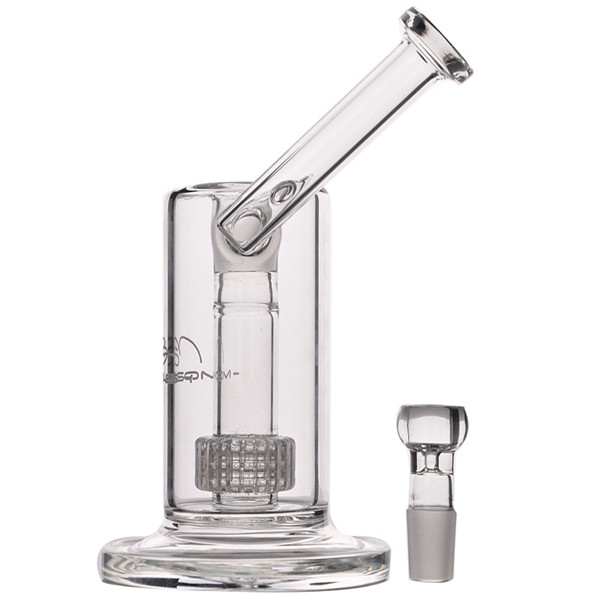 Glass water bongs hookahs heady Dab Rig smoking Water Pipes Recycler Oil Rigs Stereo Matrix perc 18mm Joint