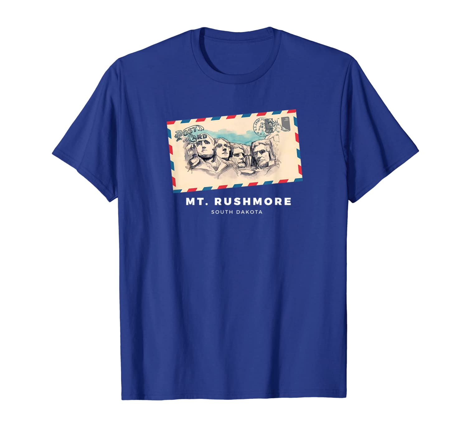 vintage watercolor mt. rushmore postcard shirt, White;black
vintage watercolor mt. rushmore postcard shirt, White;black
