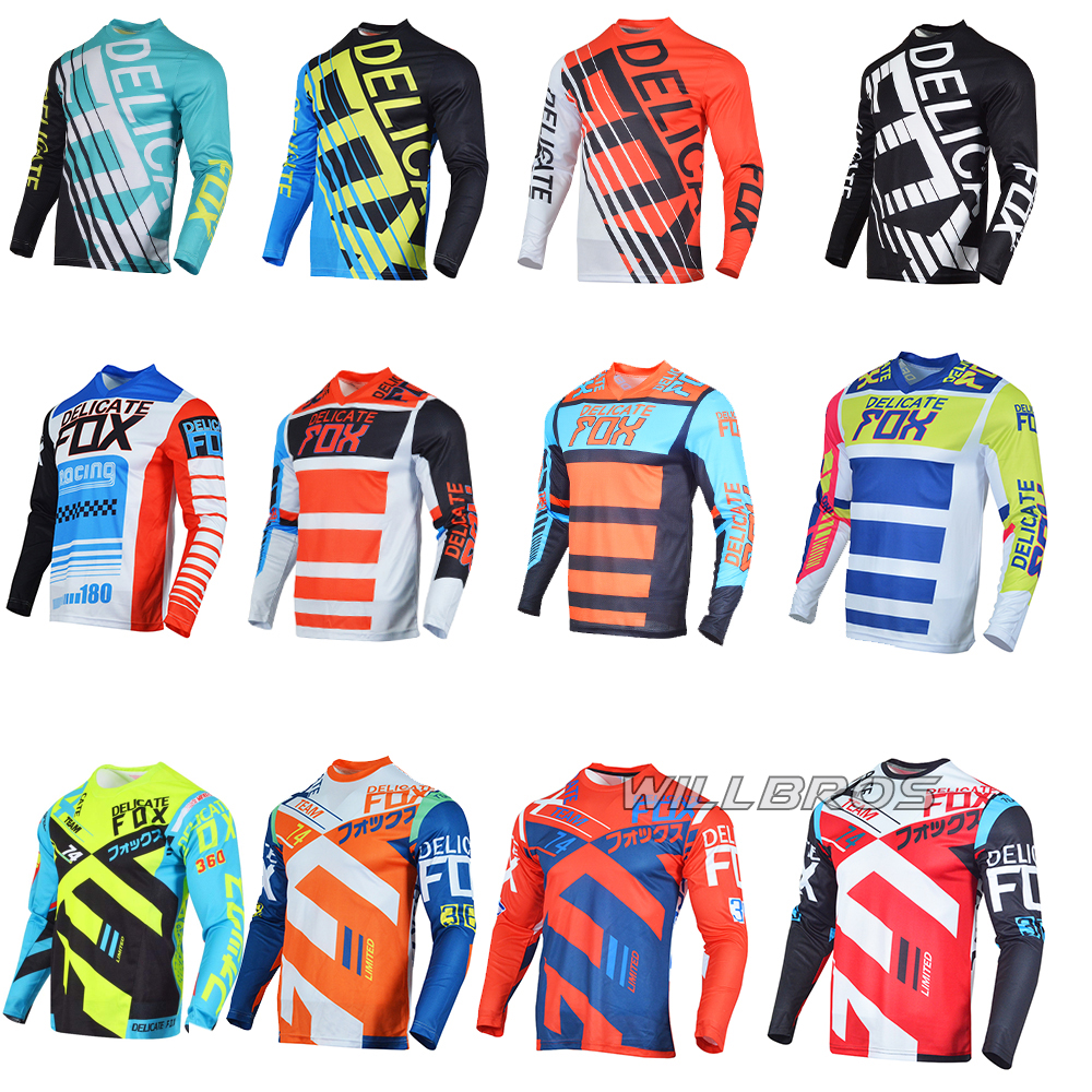 Delicate Fox MX Jersey Demo 360 Flight Bike Long Sleeve T-Shirt MTB DH SX ATV Mountain Dirtbike Downhill Race
Delicate Fox MX Jersey Demo 360 Flight Bike Long Sleeve T-Shirt MTB DH SX ATV Mountain Dirtbike Downhill Race