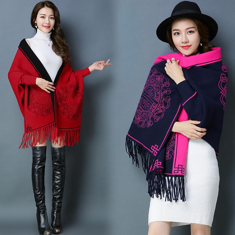 Scarves 5807 Fashion Tassel Scarf Cape Women's Sweater Knitted Coat Ponchos And Capes Designer Women Luxury 2021
Scarves 5807 Fashion Tassel Scarf Cape Women's Sweater Knitted Coat Ponchos And Capes Designer Women Luxury 2021