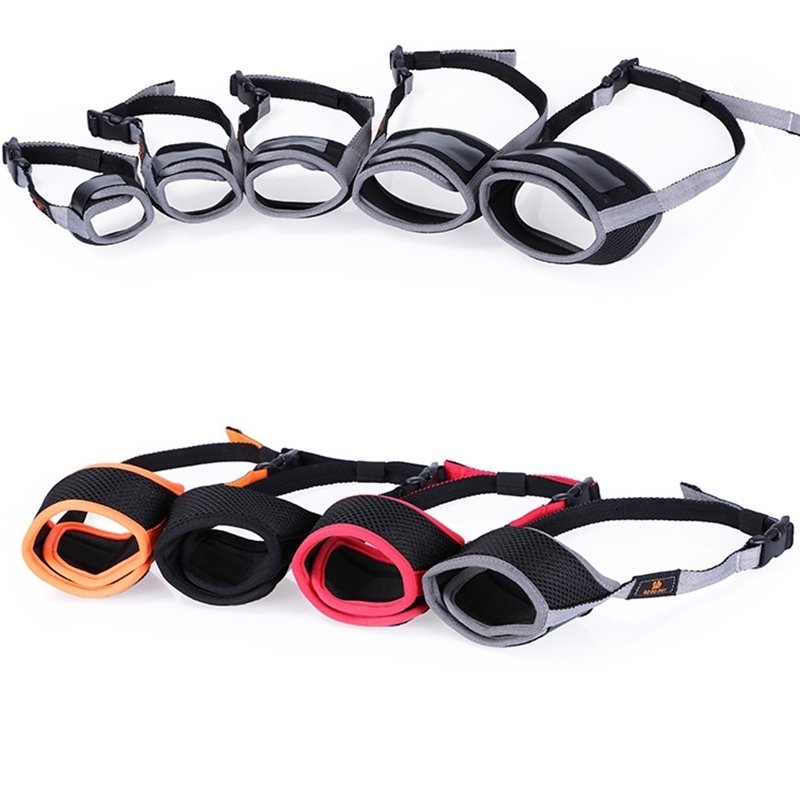 Mesh Breathable Dog Muzzles Prevent Barking Anti- Biting Chewing Adjustable Pet Training Mouth Muzzle For Aggressive Dogs Puppy