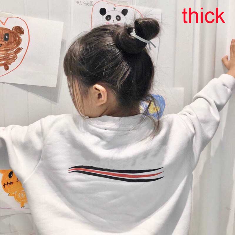 Kids Hoodies Boy Girl Sweatshirt Baby Teen Fashion Letter Wave Sweater Streetwear Pullover Tops Children Casual Sweatshirts Boys Clothing De