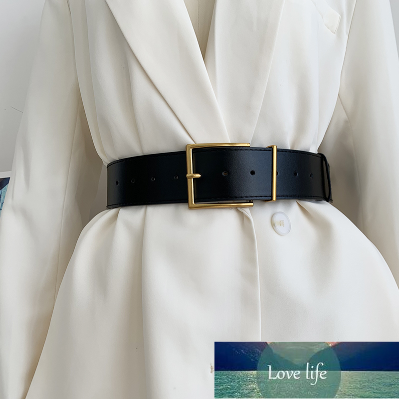 Women's Fashion Black Wide Belt Square Pin Buckle Imitation leather Waist Strap Decorative Coat Dress Simple Dress Waistband
Women's Fashion Black Wide Belt Square Pin Buckle Imitation leather Waist Strap Decorative Coat Dress Simple Dress Waistband