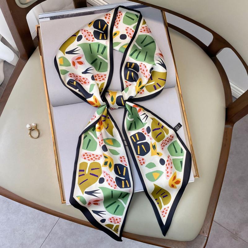 Scarves KOI LEAPING Aesthetic Printing Long Silk Scarf Female Multi-function Decorative Headband Tie Wrist Strap Bag Belt, Blue;gray
Scarves KOI LEAPING Aesthetic Printing Long Silk Scarf Female Multi-function Decorative Headband Tie Wrist Strap Bag Belt, Blue;gray