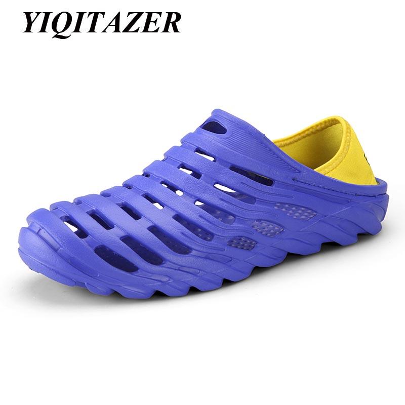 Sandals YIQITAZER 2021 Design Men Slip On Beach Water Shoes For Man Fashion Male Sandalias Hombre Men's Slipper, Black
Sandals YIQITAZER 2021 Design Men Slip On Beach Water Shoes For Man Fashion Male Sandalias Hombre Men's Slipper, Black