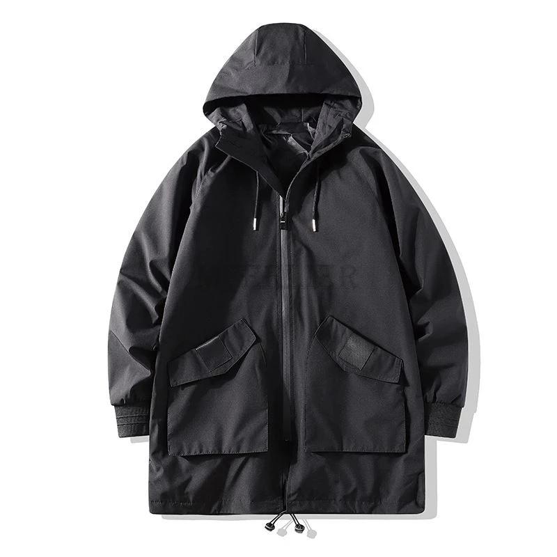 Men's Jackets Autumn Casual Trench Windbreaker Pockets Outwear Hooded Plus Size 7XL 8XL Man High Street Korea Style Loose Coat, Black;brown
Men's Jackets Autumn Casual Trench Windbreaker Pockets Outwear Hooded Plus Size 7XL 8XL Man High Street Korea Style Loose Coat, Black;brown