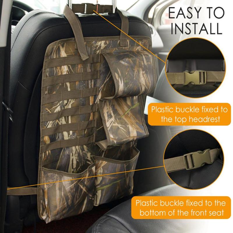 Car Organizer Universal Seat Back Pocket Backrest Storage Bag SUV Hunting Tactical Camouflage Hanging Multi-Pocket
Car Organizer Universal Seat Back Pocket Backrest Storage Bag SUV Hunting Tactical Camouflage Hanging Multi-Pocket