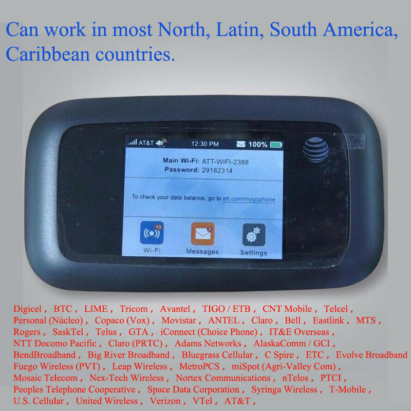 Unlocked ZTE MF923 (AT&T verizon T-mobile Velocity) 4G LTE Routers Mobile Hotspot
Unlocked ZTE MF923 (AT&T verizon T-mobile Velocity) 4G LTE Routers Mobile Hotspot
