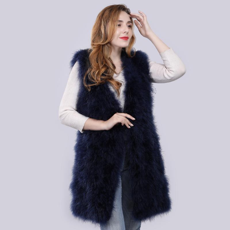 Women's Fur & Faux Lady Casual Vest Real Turkey Gilet Knitted Autumn Winter Women Genuine Ostrich Waistcoat Long Style 90 Cm, Black
Women's Fur & Faux Lady Casual Vest Real Turkey Gilet Knitted Autumn Winter Women Genuine Ostrich Waistcoat Long Style 90 Cm, Black