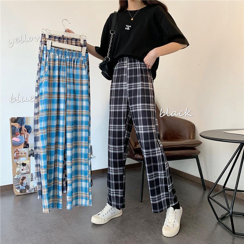 plaid trousers children spring and women pant autumn loose straight high waist casual wide legged pants, Black;white
plaid trousers children spring and women pant autumn loose straight high waist casual wide legged pants, Black;white