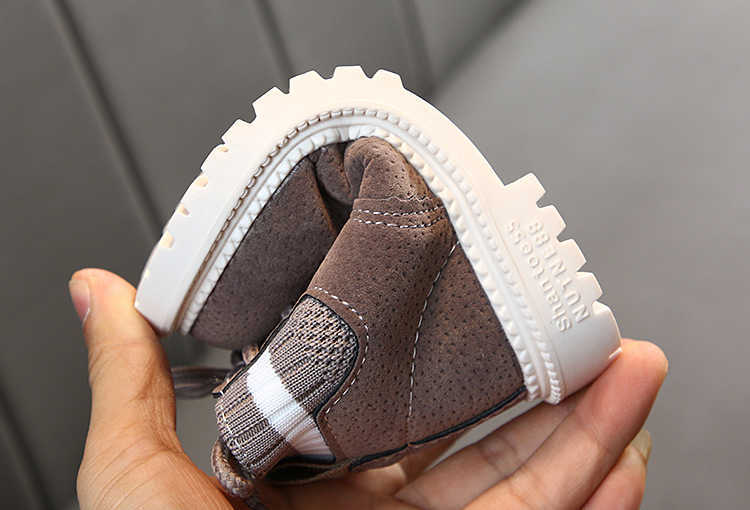 Baby Girls Boys Winter Boots Infant Toddler Plush Martin Soft bottom Non-slip Children Kids Outdoor Cotton shoes 210830