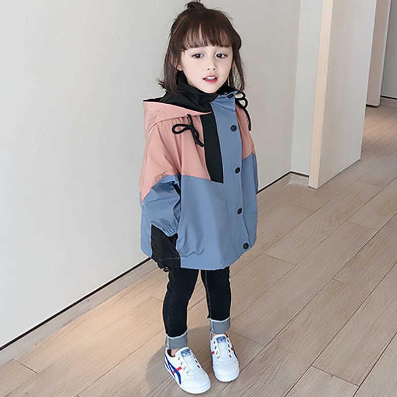 Jackets Girls' Jacket Spring And Autumn Models 2021 Children's Windbreaker Female Baby Hooded Tide, Blue;gray
Jackets Girls' Jacket Spring And Autumn Models 2021 Children's Windbreaker Female Baby Hooded Tide, Blue;gray