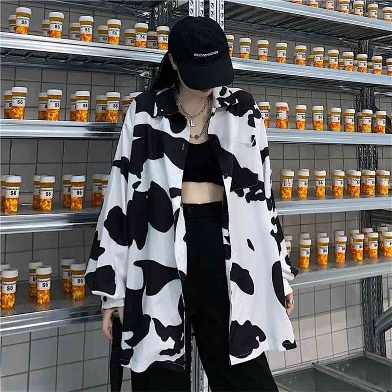 Women Autumn Long Sleeve Blouse Shirts Vintage Cow Print Female Loose Casual Street Lady Korean Plus Size Top 210519, As picture
Women Autumn Long Sleeve Blouse Shirts Vintage Cow Print Female Loose Casual Street Lady Korean Plus Size Top 210519, As picture