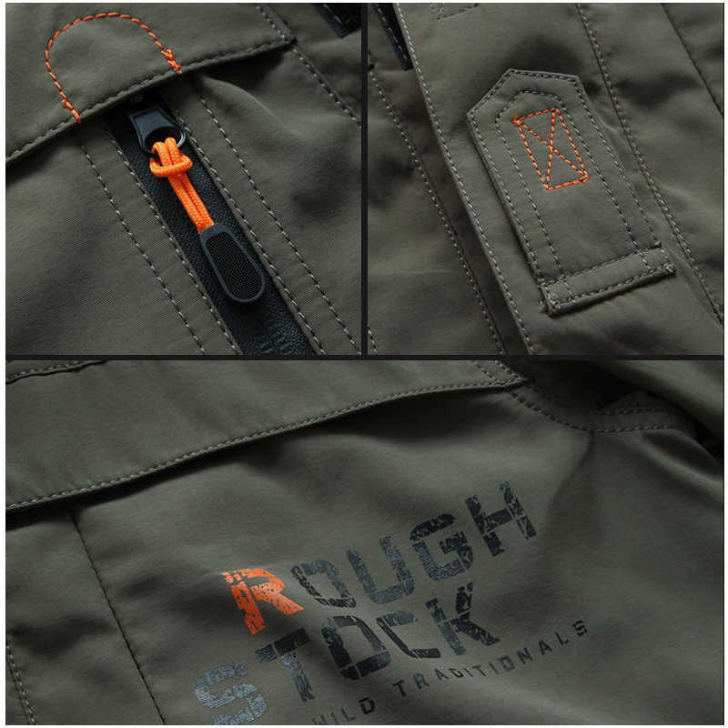 Outdoor Assault Suit Winter Plush Thick Men's Coat Windproof Waterproof Mountaineering Suit Men's Large Multi Pocket Work Jacket 210818