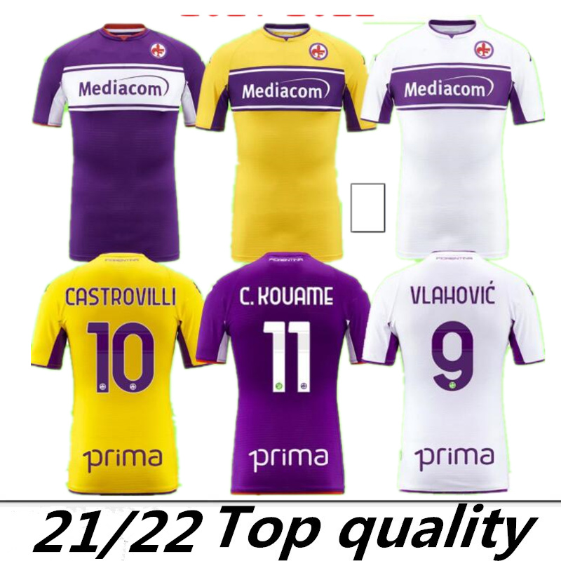 2021 2022 Fiorentina Soccer jerseys Firenze 21 22 football Shirt BIRAGHI MILENKOVlC VLAHOVlC CASTROVILLI C. KOUAME ERICK IGOR Maglia da calcio
2021 2022 Fiorentina Soccer jerseys Firenze 21 22 football Shirt BIRAGHI MILENKOVlC VLAHOVlC CASTROVILLI C. KOUAME ERICK IGOR Maglia da calcio
