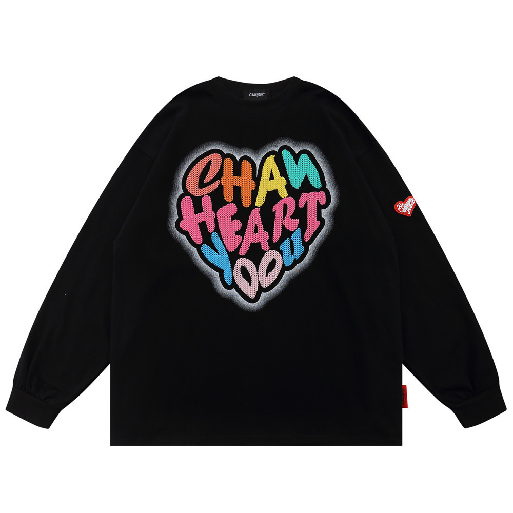 Sweatshirts Love letter foam printed sweater mens street fun fashion brand loose round neck long sleeve hoodless Pullover Hoodie, White
Sweatshirts Love letter foam printed sweater mens street fun fashion brand loose round neck long sleeve hoodless Pullover Hoodie, White