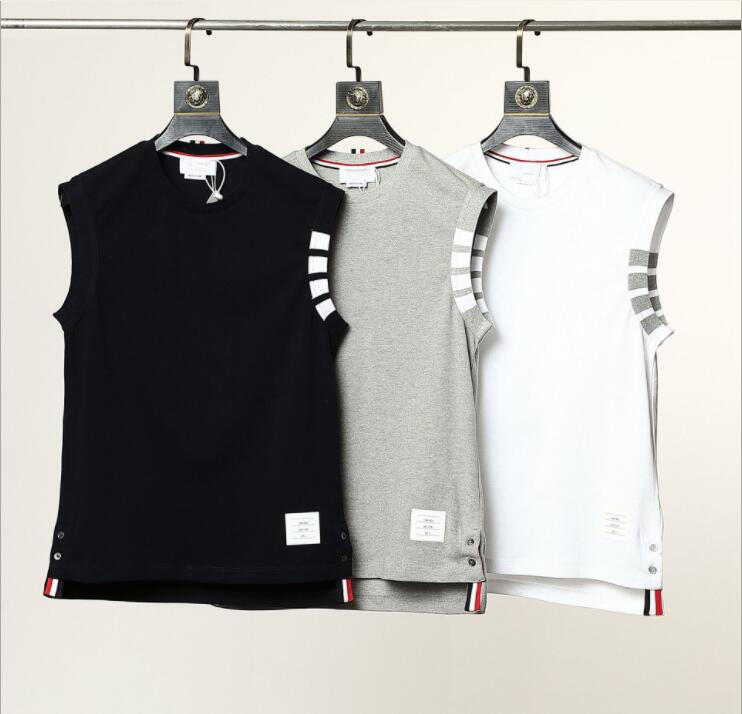 2021 Fashion Vest Sleeveless Vest T-shirt Fashionable Cotton Jacket Color Striped Vest, White
2021 Fashion Vest Sleeveless Vest T-shirt Fashionable Cotton Jacket Color Striped Vest, White