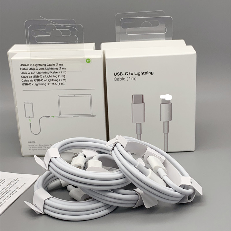 100pcs/for Apple with original packaging 1M/3ft usb c charging cables type c to 8pin charger cable for 11 12 fast charging, White
100pcs/for Apple with original packaging 1M/3ft usb c charging cables type c to 8pin charger cable for 11 12 fast charging, White