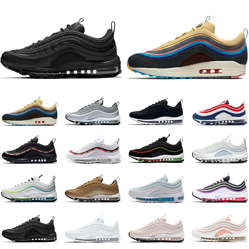 Top Quality 97 Running Shoes Triple Black White Sneakers Sean Wotherspoon Ghost Jesus 97s Mens Womens Sports Trainers, #1 triple black 36-45
Top Quality 97 Running Shoes Triple Black White Sneakers Sean Wotherspoon Ghost Jesus 97s Mens Womens Sports Trainers, #1 triple black 36-45