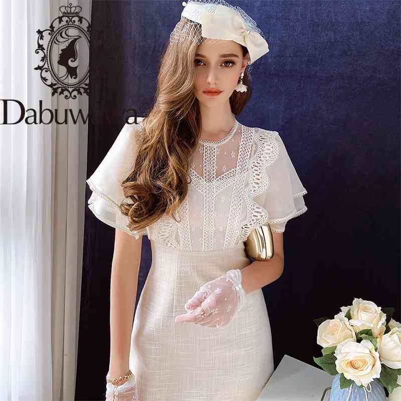Dabuwawa Exclusive Vintage Summer A-Line Lace Dress Women Ruffle Sleeve Elegant Beige Solid Party Dress Ladies DO1BDR062 210520
Dabuwawa Exclusive Vintage Summer A-Line Lace Dress Women Ruffle Sleeve Elegant Beige Solid Party Dress Ladies DO1BDR062 210520