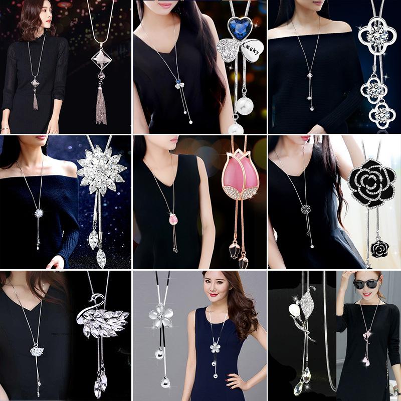 Pendant Necklaces WYBU Wholesale Style Charm For Women Simple Fashion Dress Long Sweater Chain Tassel Necklace Gift
Pendant Necklaces WYBU Wholesale Style Charm For Women Simple Fashion Dress Long Sweater Chain Tassel Necklace Gift