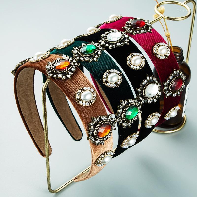 Hair Clips & Barrettes Vintage Luxury Pearl Round Alloy Wide Headband Inlay Big Crystal Headwear Accessories Baroque Flower Hairbands, Golden;silver
Hair Clips & Barrettes Vintage Luxury Pearl Round Alloy Wide Headband Inlay Big Crystal Headwear Accessories Baroque Flower Hairbands, Golden;silver