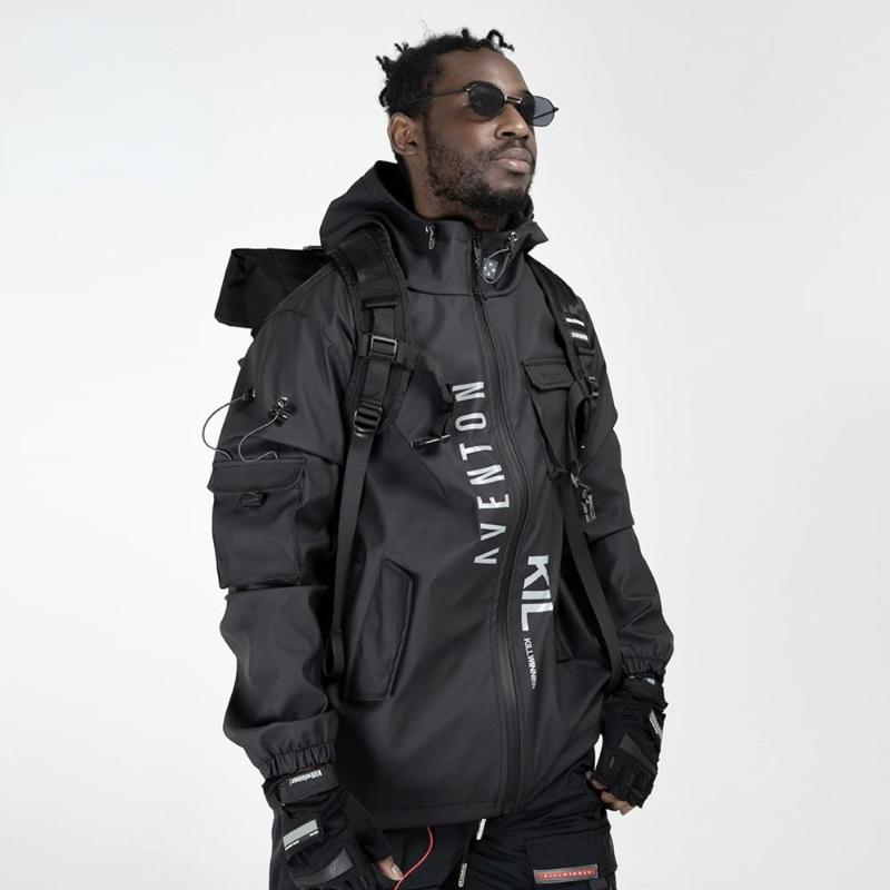 Men's Jackets Multi Pockets Cargo Men Windbreaker 2021 Hip Hop Streetwear Outdoor Techwear Harajuku Coats, Black;brown
Men's Jackets Multi Pockets Cargo Men Windbreaker 2021 Hip Hop Streetwear Outdoor Techwear Harajuku Coats, Black;brown