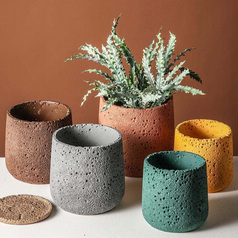 Planters & Pots 2021 Nordic Modern Perforated Cement Large Bonsai Flower Pot Simple Creative Home Balcony Floor Potted Plant Decoration
Planters & Pots 2021 Nordic Modern Perforated Cement Large Bonsai Flower Pot Simple Creative Home Balcony Floor Potted Plant Decoration