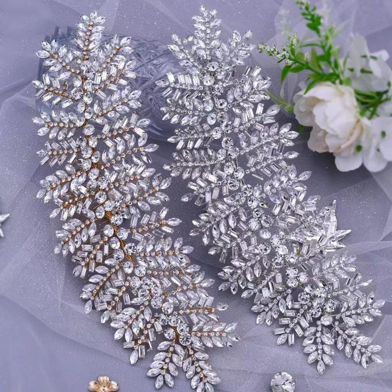 Hair Clips & Barrettes Leaf Headbands Headpieces Crystal Rhinestones Hairbands Brides Women Headdress Headwear Bridal Jewelry Wedding Access, Golden;silver
Hair Clips & Barrettes Leaf Headbands Headpieces Crystal Rhinestones Hairbands Brides Women Headdress Headwear Bridal Jewelry Wedding Access, Golden;silver