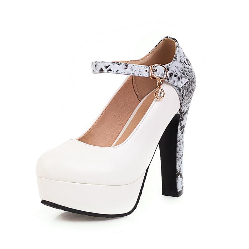 Dress Shoes Spring Autumn Ankle Strap Pumps White Wedding Women High Heels Pump Boat Zapatos Lady Nice, Beige
Dress Shoes Spring Autumn Ankle Strap Pumps White Wedding Women High Heels Pump Boat Zapatos Lady Nice, Beige