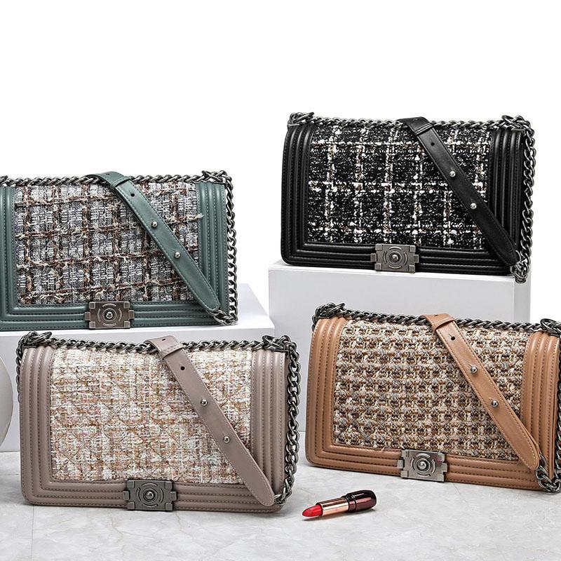 Evening Bags Female Bag Women's Shoulder 28cm 4 Colors Flap Sheepskin And Canvas Trendy Fashion Beautiful Match Dress Gorgeous Delicate
Evening Bags Female Bag Women's Shoulder 28cm 4 Colors Flap Sheepskin And Canvas Trendy Fashion Beautiful Match Dress Gorgeous Delicate