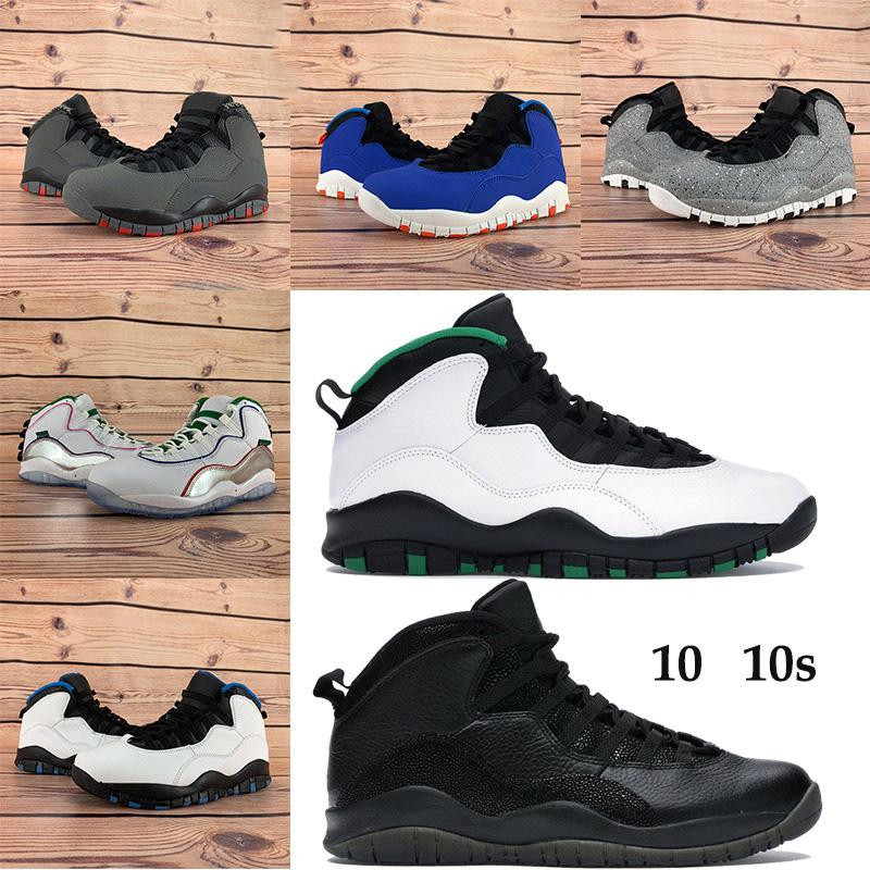 Top quality 10 10s Men Shoes Seattle Wings Powder Drake OVO black Athletic Sneakers Light smoke grey Chicago Steel Tinker Trainers, 38
Top quality 10 10s Men Shoes Seattle Wings Powder Drake OVO black Athletic Sneakers Light smoke grey Chicago Steel Tinker Trainers, 38