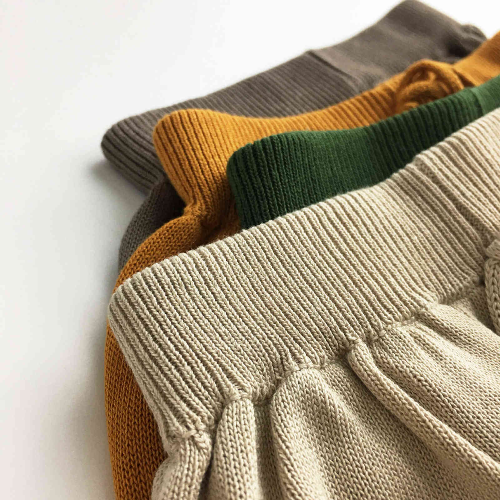 Children's middle pants summer Korean children's five-cent thin knit shorts baby 210702