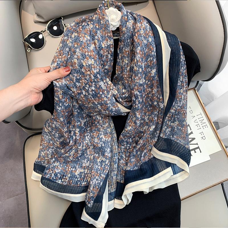 Scarves High Quality Women's Long Cotton Linen Scarf Shawl Wrap Tops Fashion Flower Print Decorative Hijab Beach Shade Warm
Scarves High Quality Women's Long Cotton Linen Scarf Shawl Wrap Tops Fashion Flower Print Decorative Hijab Beach Shade Warm