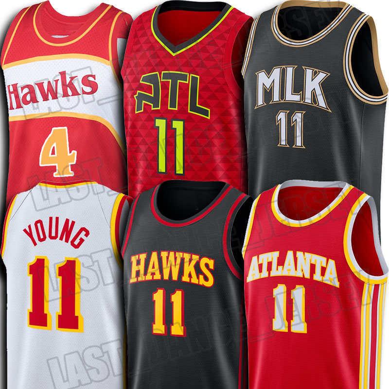 Trae 11 Young Jersey Throwback Spud 4 Webb Jerseys 2021 Basketball City Uniform MLK, Black;red 
Trae 11 Young Jersey Throwback Spud 4 Webb Jerseys 2021 Basketball City Uniform MLK, Black;red