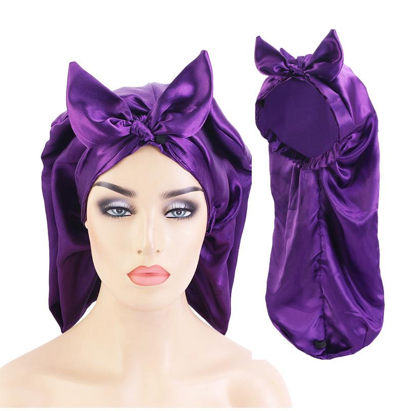 Beanie/Skull Caps Satin Nightcap Long Tube Hair Cap Women's Headscarf Bath Bonnet Designer Durags And Bonnets Wholesale, Black
Beanie/Skull Caps Satin Nightcap Long Tube Hair Cap Women's Headscarf Bath Bonnet Designer Durags And Bonnets Wholesale, Black
