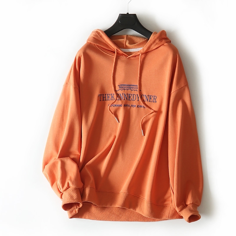 2021 early autumn new age reducing letter embroidery thin cotton women's hooded casual sweater p5ct1285, White
2021 early autumn new age reducing letter embroidery thin cotton women's hooded casual sweater p5ct1285, White