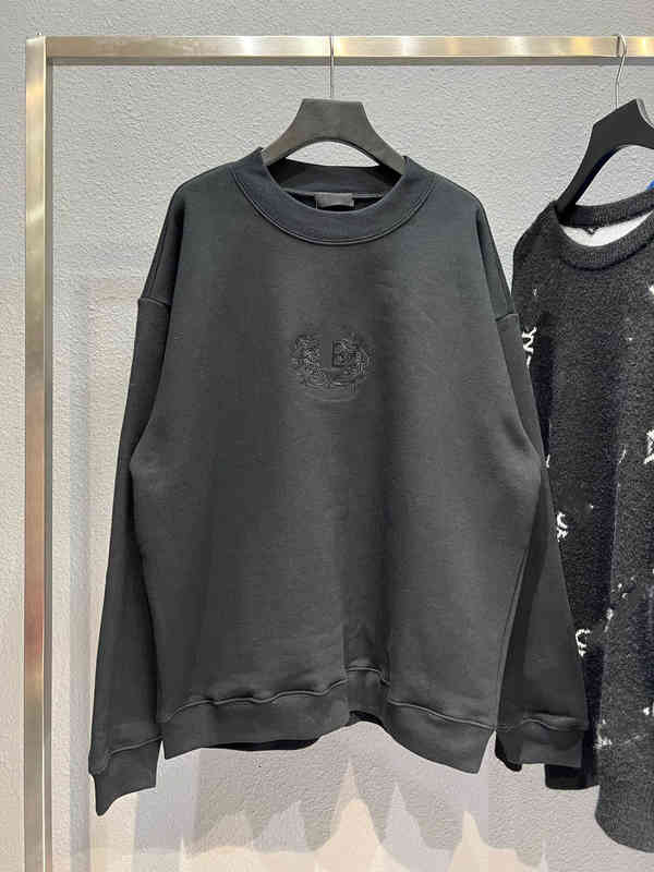 Men's Hoodies & Sweatshirts Correct version of Paris B lion laurel embroidered men's and women's couple fleece round neck Pullover Sweater MPCB, Black
Men's Hoodies & Sweatshirts Correct version of Paris B lion laurel embroidered men's and women's couple fleece round neck Pullover Sweater MPCB, Black