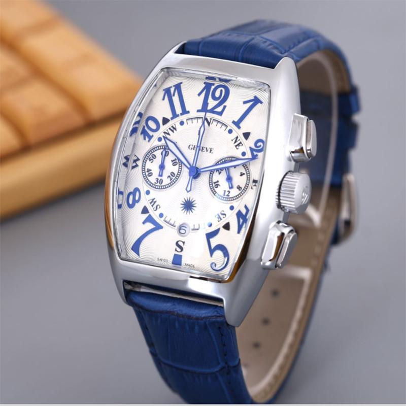 Wristwatches Men's Watches Bucket Shape F Muller Quartz Wristwatch Week Display Leather Fashion Top Business Watch For Men, Brown
Wristwatches Men's Watches Bucket Shape F Muller Quartz Wristwatch Week Display Leather Fashion Top Business Watch For Men, Brown