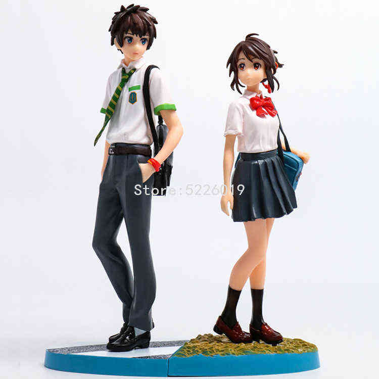 2pcs/lot Tachibana Taki & Miyamizu Mitsuha Sexy Figure Anime Movie Your Name PVC Action Figure Collection Model Doll Toys 22cm H1124, 2pcs no retail box
2pcs/lot Tachibana Taki & Miyamizu Mitsuha Sexy Figure Anime Movie Your Name PVC Action Figure Collection Model Doll Toys 22cm H1124, 2pcs no retail box