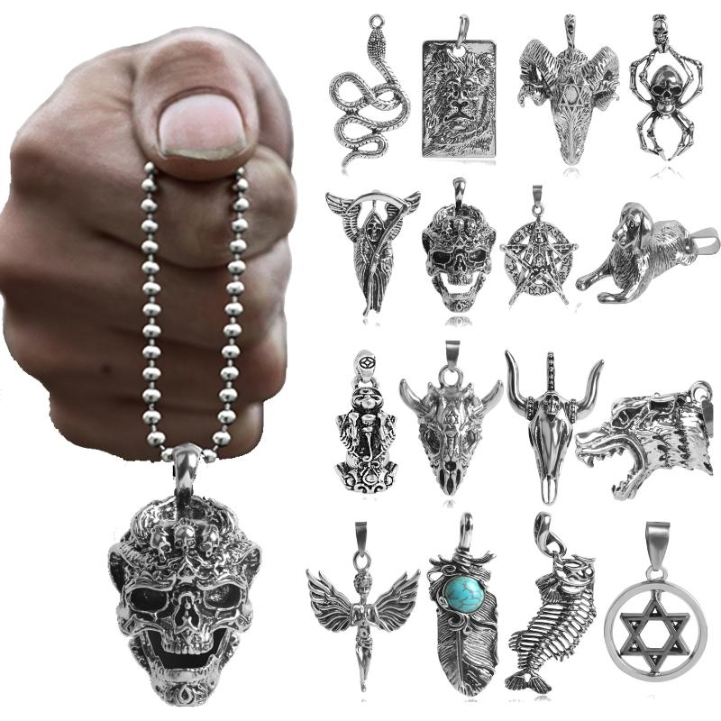 Charms Punk Animals Angel Skeleton Pendants For Men Women Necklaces DIY Gothic Jewelry Making Pendant Necklace Findings, Bronze;silver
Charms Punk Animals Angel Skeleton Pendants For Men Women Necklaces DIY Gothic Jewelry Making Pendant Necklace Findings, Bronze;silver