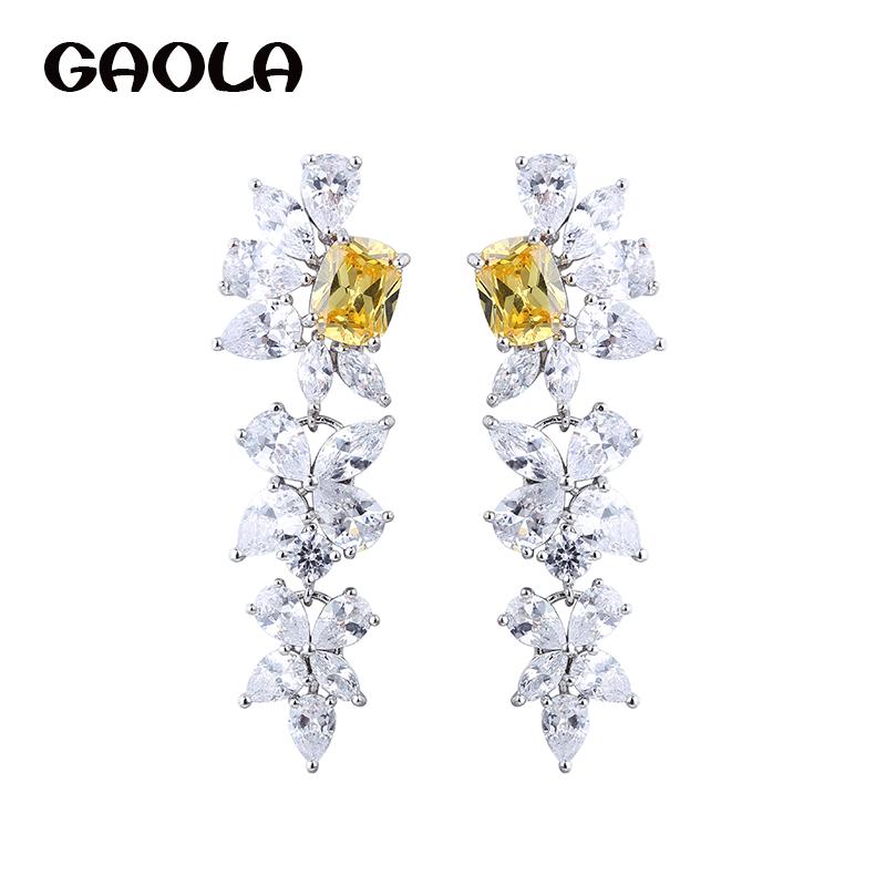 Dangle & Chandelier GAOLA 2021 Arrival Flower Cubic Zircon Bridal Earrings Women Fashion Jewelry GLE6389
Dangle & Chandelier GAOLA 2021 Arrival Flower Cubic Zircon Bridal Earrings Women Fashion Jewelry GLE6389