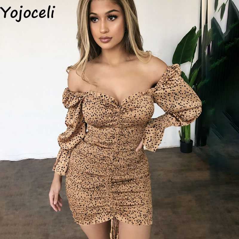 Yojoceli Elegant shirred short bodycon dres Autumn pleated ruffle beach Sexy casual party leopard vestidos 210609, White lace
Yojoceli Elegant shirred short bodycon dres Autumn pleated ruffle beach Sexy casual party leopard vestidos 210609, White lace
