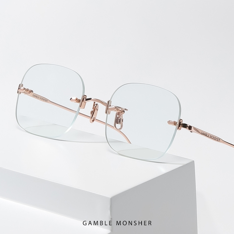 70% Off Online Store Korean rimless glasses Jennie GM square myopia frame anti blue light eye protection radiation flat
70% Off Online Store Korean rimless glasses Jennie GM square myopia frame anti blue light eye protection radiation flat