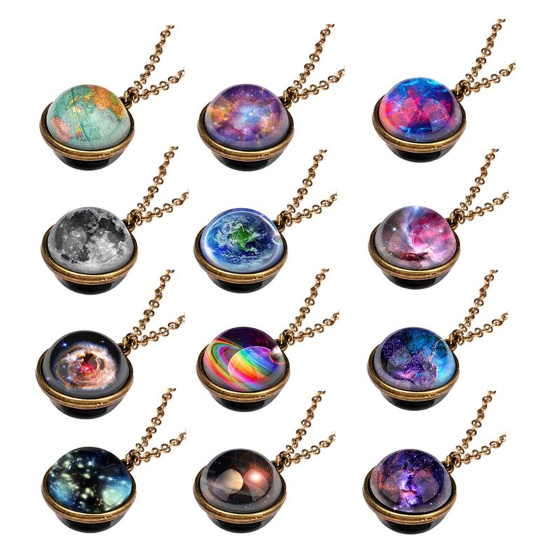 Chains Double Glow Necklace Sided Glass Dark In System Pendant The Dome Galaxy Planet Necklaces & Pendants, Silver
Chains Double Glow Necklace Sided Glass Dark In System Pendant The Dome Galaxy Planet Necklaces & Pendants, Silver