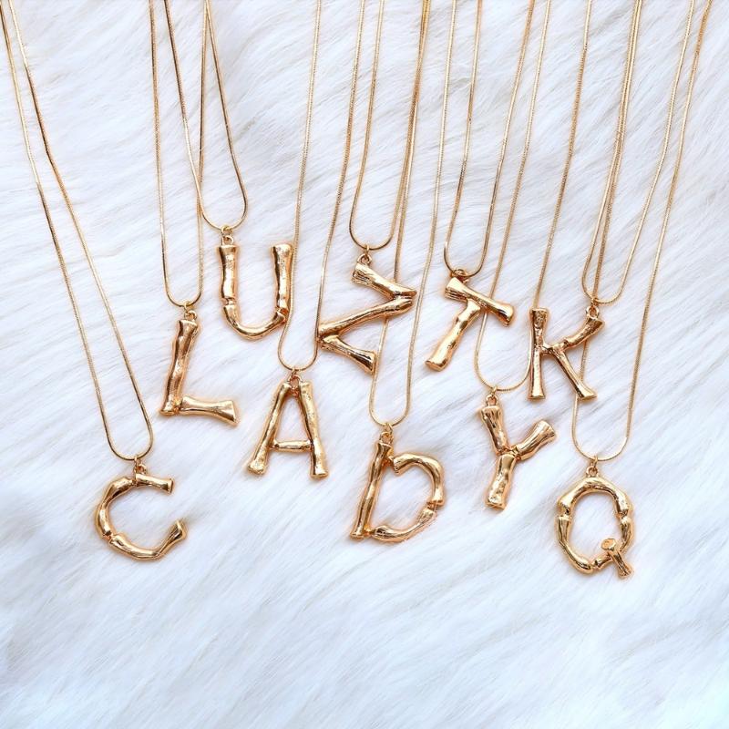 Pendant Necklaces Hip Hop Gold Color Long Chain Initial Letters Necklace Women Big Trendy Collar Jewelry Friend Gift Pendants Bijoux
Pendant Necklaces Hip Hop Gold Color Long Chain Initial Letters Necklace Women Big Trendy Collar Jewelry Friend Gift Pendants Bijoux