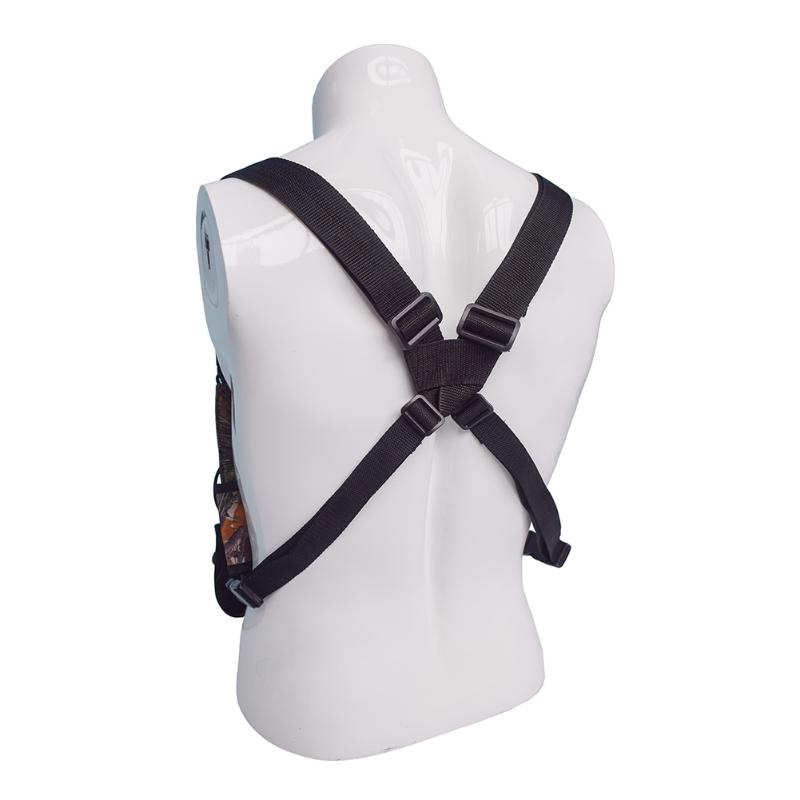 Radio Harness Coffre Sac Sac Poche Holster gilet Pour Deux voies Walkie Talkie DO2 Back Support