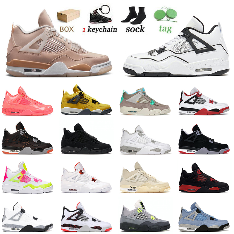 2021 With Box Air Jordan Retro 4 Mens Basketball Shoes Jorden 4s Sail White OFF Oreo Shimmer University Blue Fire Red Travis Scott Jumpman IV Women Trainers Sneakers, D30 nrg hot punch 36-47
2021 With Box Air Jordan Retro 4 Mens Basketball Shoes Jorden 4s Sail White OFF Oreo Shimmer University Blue Fire Red Travis Scott Jumpman IV Women Trainers Sneakers, D30 nrg hot punch 36-47