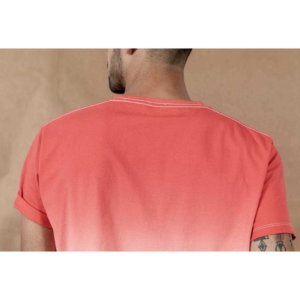 summer hang dye t-shirt contrast color 100% cotton tops causal breathable plus size Tees SI980533 210623